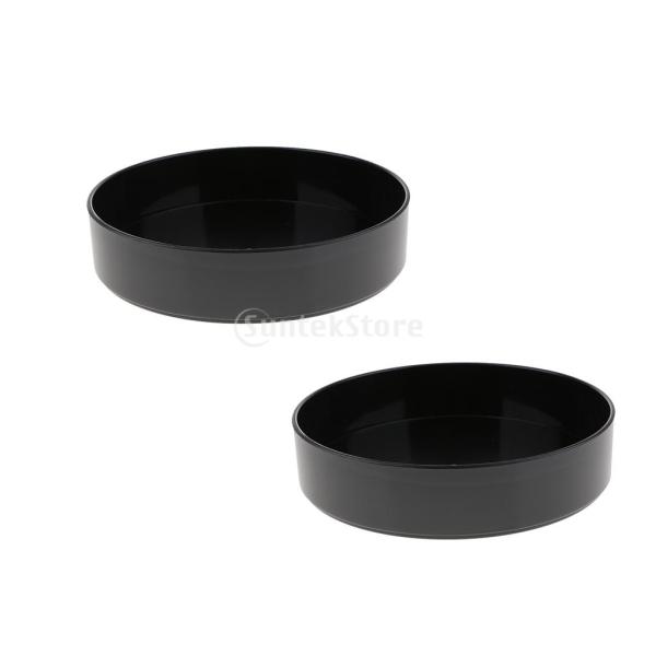 鉢 盆栽鉢 水盤 花瓶 直径約28cm  生け花用 2個 黒