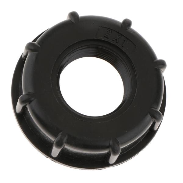 4 個 IBC ウォーター トート タンク アダプター ホース キャップ 60 mm 太いスレッド アウトレット 1 インチ