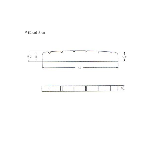 12個/個プラスチックエギターナットエギターアクセサリーA028C