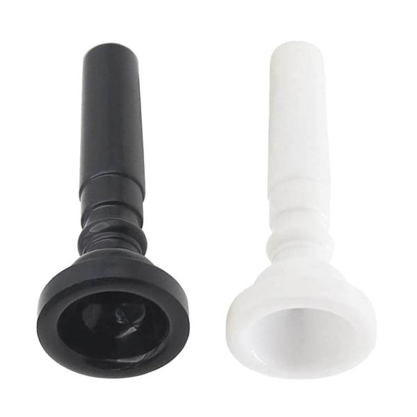 4x トランペット用 マウスピース プラスチック製 楽器アクセサリ 約66.3x25x25mm 全2色