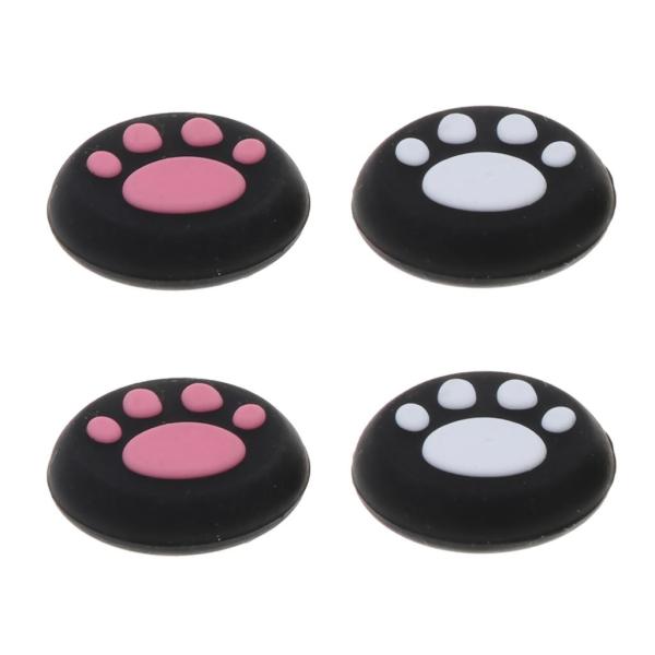 000用の4x猫の爪型アナログキャップカバーゲームACC