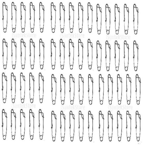 6x 10個 釣り糸 釣りスナップ    全3サイズ  , 銀, S