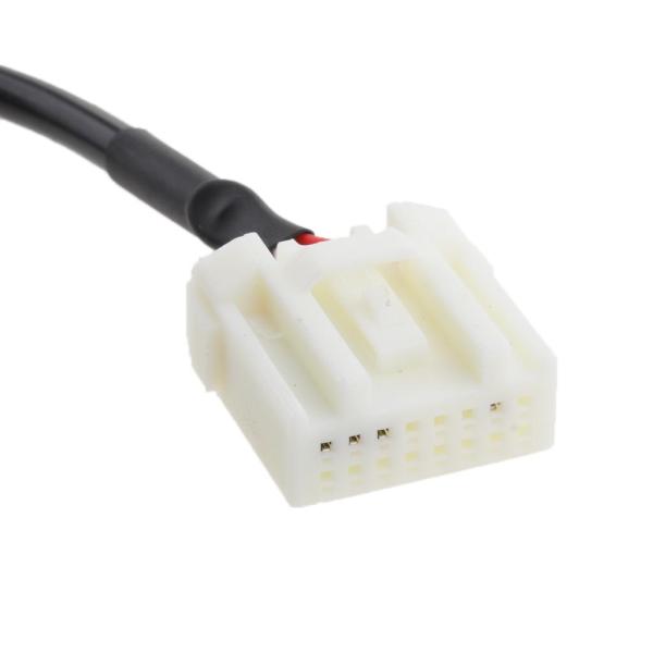 マツダ2 3 5 6 06-13用 3.5インター AUXオーディオ アダプタ ケーブル 
