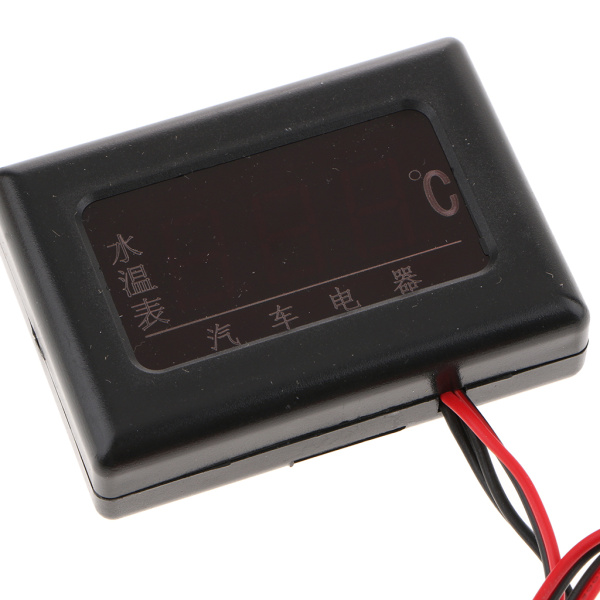 センサー21mmのための12V-24V車LCDのデジタル水温の温度ゲージ・メーター