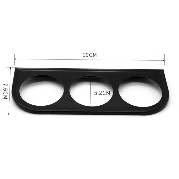 3連メーターパネル 約2インチ52mm