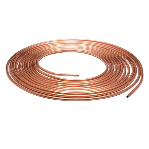 25足亜鉛メッキ銅ブレーキラインチューブ交換コイルロールキット3/16 