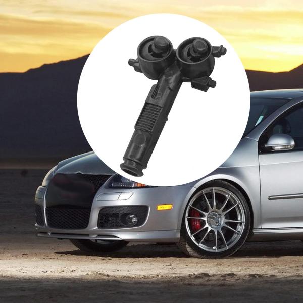 車のヘッドライトウォッシャーノズル修理 1K6955104   簡単にインストール