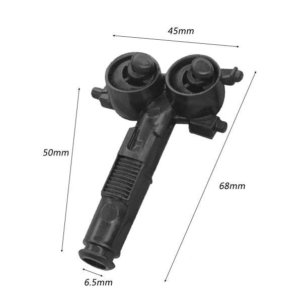 車のヘッドライトウォッシャーノズル修理 1K6955104   簡単にインストール