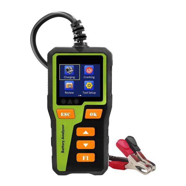 ポータブルカーテスター オートテスターツール 6V 12V 24V CCA 負荷テスター カーアナライザー 充電クランキングテスト バン バイク用