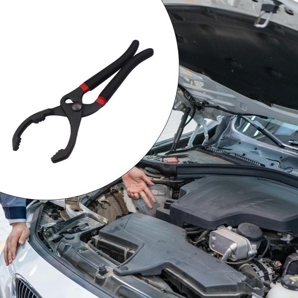 調整可能なオイルフィルタープライヤー プロフェッショナル自動車用オイルフィルター取り外しツール 10インチ
