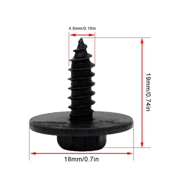 20個 六角ネジ マッドガード 07147129160 カーアクセサリー プレミアム エンジンカバー交換用 F10 x5
