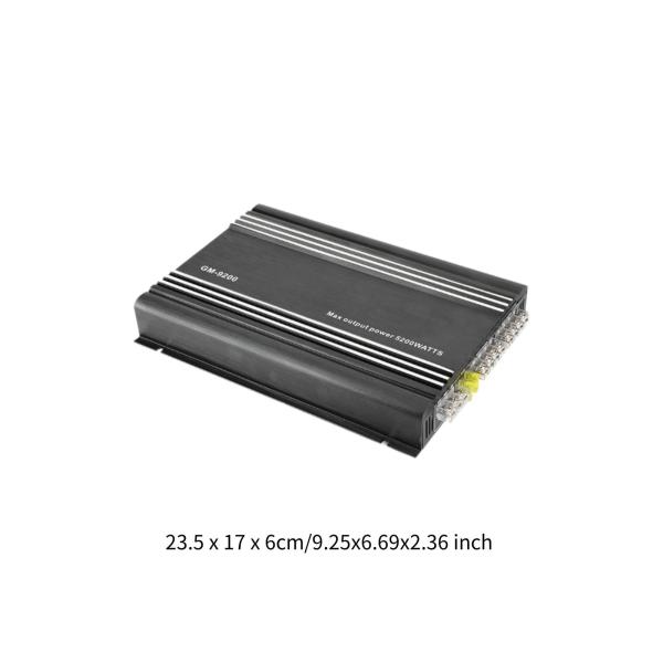 4チャンネル 12V カーパワーアンプ オーディオシステム 強化されたオーディオ体験 5200W 出力パワー カーステレオプロセッサ オーディオプレー