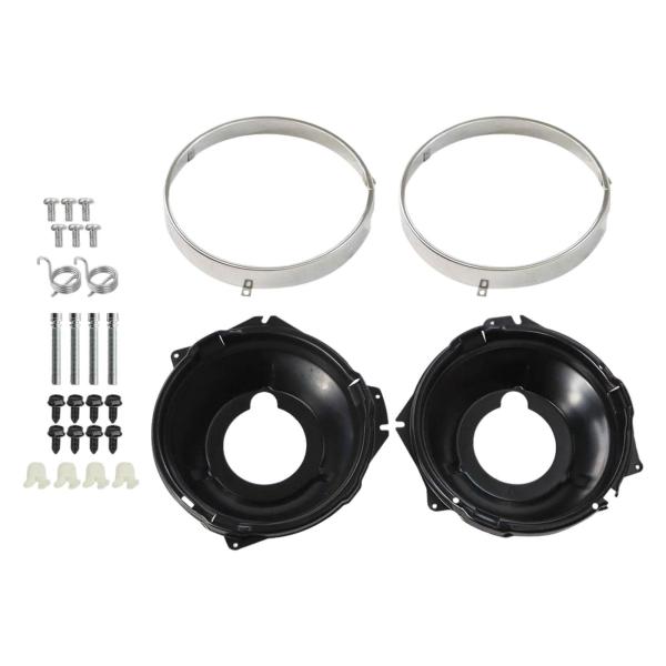 28x ヘッドランプ保持リング マウントバケットキット Lsot001045A スペアパーツ に適用 II 1968 自動マウントハードウェアの交換