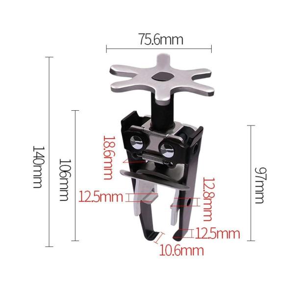 汎用オーバーヘッドバルブスプリングコンプレッサー自動車エンジン取り外し修理取り付けツール、金属製多機能エンジンツール