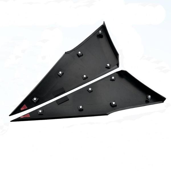 リアクォーターモールディング リア三角カバープレート 簡単取り付け スペアメンテナンス 62505-47012 に適用 2016-2021 2個