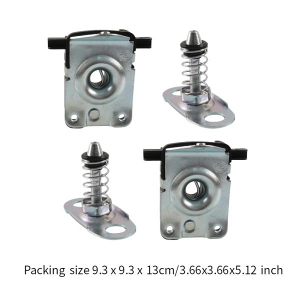 4 ピース キャッチ ラッチ フード  交換用 51238203859 取り付け簡単 プロフェッショナル 高性能 頑丈な下部上部アクセサリー