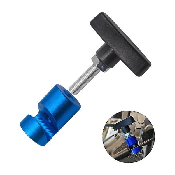 車のボンネットショックプロップロッドツールクランプ軽量丈夫なストラットリテーナー M14x1.25 ブルー