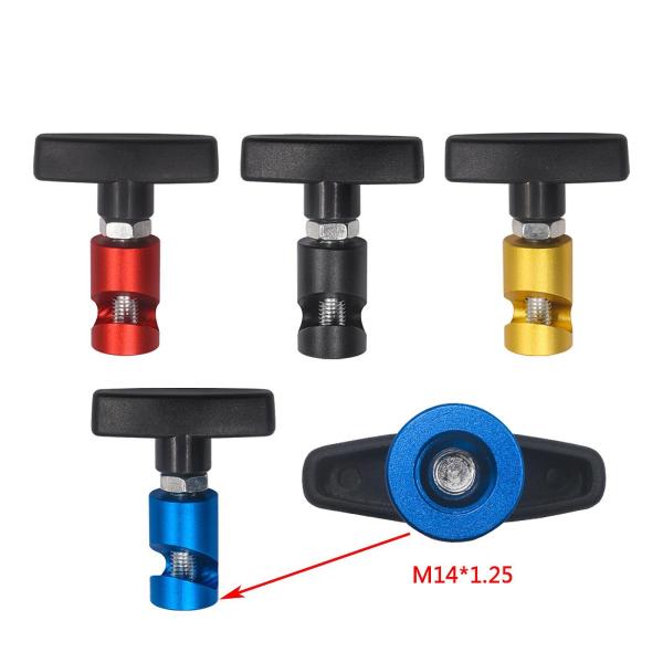 車のボンネットショックプロップロッドツールクランプ軽量丈夫なストラットリテーナー M14x1.25 ブルー
