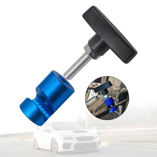 車のボンネットショックプロップロッドツールクランプ軽量丈夫なストラットリテーナー M14x1.25 ブルー