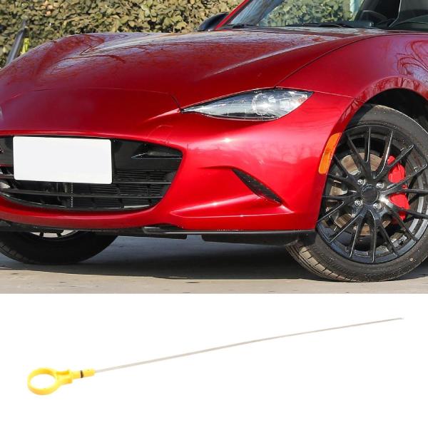 エンジンオイルレベルインジケーターディップスティックZJ02-10-450交換プロフェッショナル長さ57.2cm測定ツールステンレス鋼