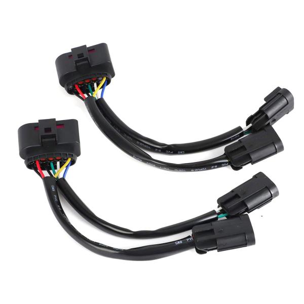 ダッジ・ラム 2009-2018 用 ヘッドライト変換ハーネスアセンブリ 2個