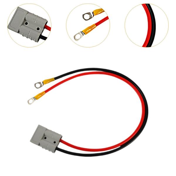 バッテリーコネクタケーブル モーター観光車 アンダーソンプラグコネクタケーブル 50cm 12AWG
