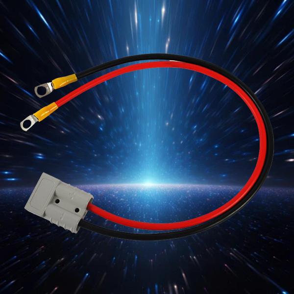 バッテリーコネクタケーブル モーター観光車 アンダーソンプラグコネクタケーブル 50cm 12AWG
