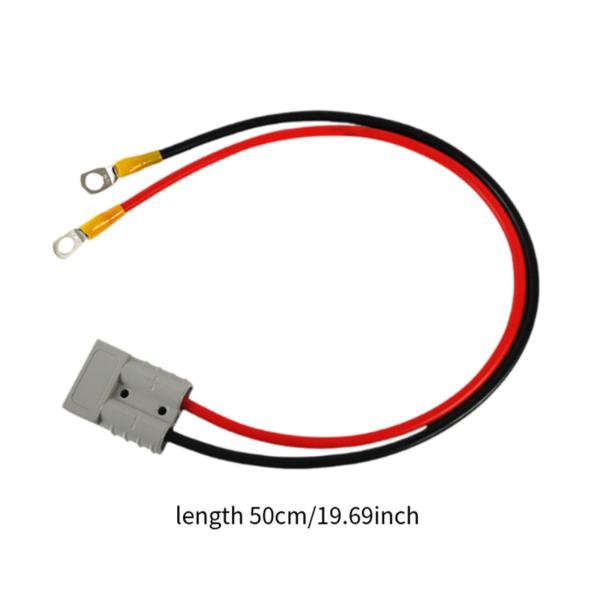 バッテリーコネクタケーブル モーター観光車 アンダーソンプラグコネクタケーブル 50cm 12AWG
