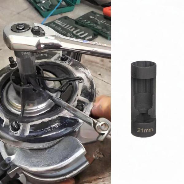 ポルシェ  21mm 用 サスペンション ストラット ナット ソケット ハンドツール カーアクセサリー