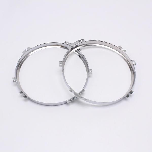 ヘッドライトベゼルトリムカバー 取り付け簡単 美観向上 自動車部品の直接交換 アルミニウム合金