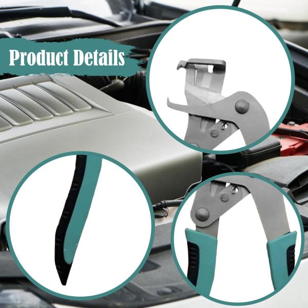 車用クリッププライヤー 自動車用スナッププライヤー メンテナンス 修理 分解ツール ファスナー トリムパネル トラック取り外しツール