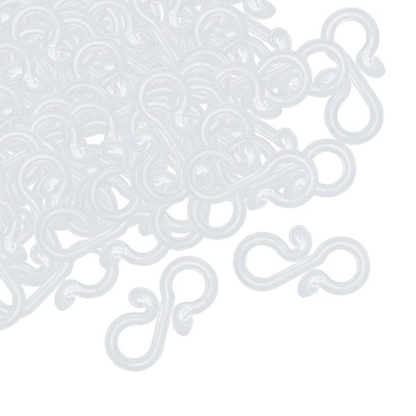 100 個のシャワーカーテンフック装飾シャワーカーテンリング庭のクリスマスライト寮 S 字型フック農家のお祝い