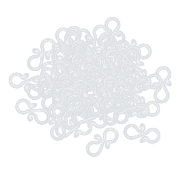 100 個のシャワーカーテンフック装飾シャワーカーテンリング庭のクリスマスライト寮 S 字型フック農家のお祝い