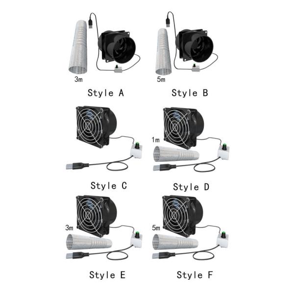 排気ファンヨット省エネポータブル換気扇窓トイレ屋根裏部屋デュアルファン 3 メートルチューブ