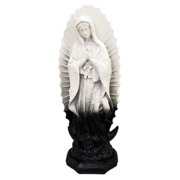 【特大90cm超希少美品】✞ファティマの聖母マリア像　家庭祭壇用　宗教彫刻 ファティマの聖母マリアの商品一覧 通販 - Yahoo!ショッピング