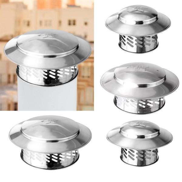 キャップ 暖炉 雨よけ 断熱 通気口 カバー 暖炉 煙突 キャップ 外側 4