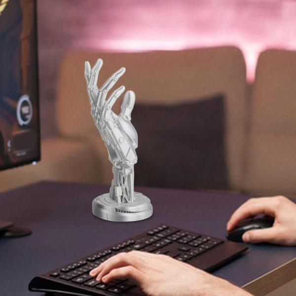 ゲームコントローラースタンド 頑丈なゲームコントローラーサポートホルダー アクセサリー ハンドルブラケット 機械式ハンドスタチュー 時計用 部屋の装飾