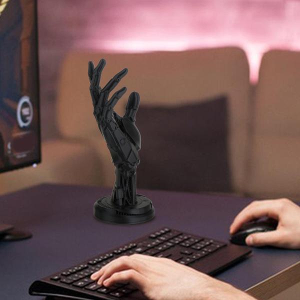 ゲームコントローラースタンド 頑丈なゲームコントローラーサポートホルダー アクセサリー ハンドルブラケット 機械式ハンドスタチュー 時計用 部屋の装飾