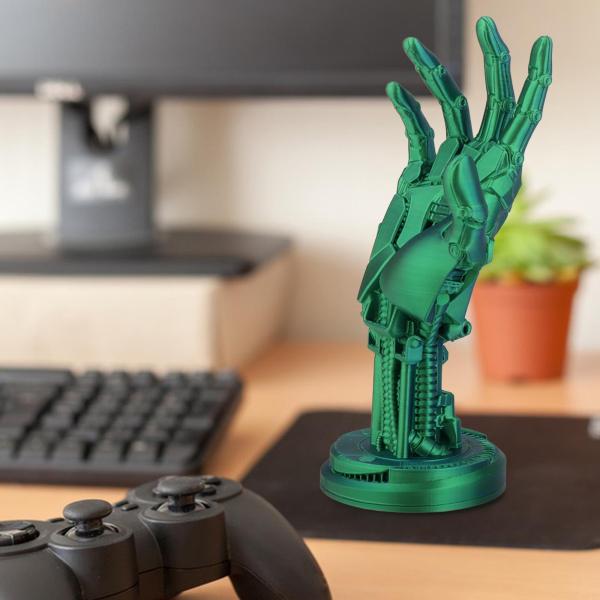ゲームコントローラースタンド 頑丈なゲームコントローラーサポートホルダー アクセサリー ハンドルブラケット 機械式ハンドスタチュー 時計用 部屋の装飾