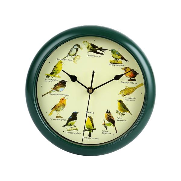 鳥の壁掛け時計 吊り時計 鳥の鳴き声が聞こえる 飾り 学校の部屋