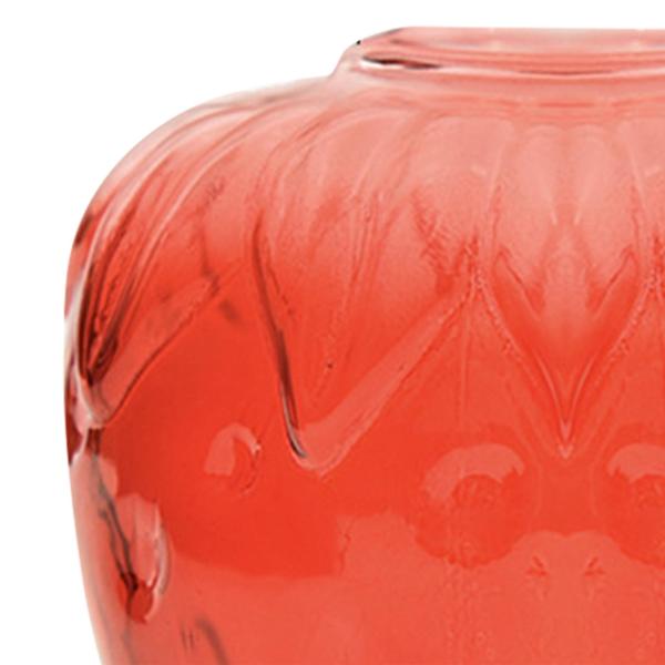 イチゴの花瓶フローラルアレンジメントクリエイティブデスクトップ花瓶飾り植物ホルダー装飾ガラス花瓶オフィスキャビネットバー用