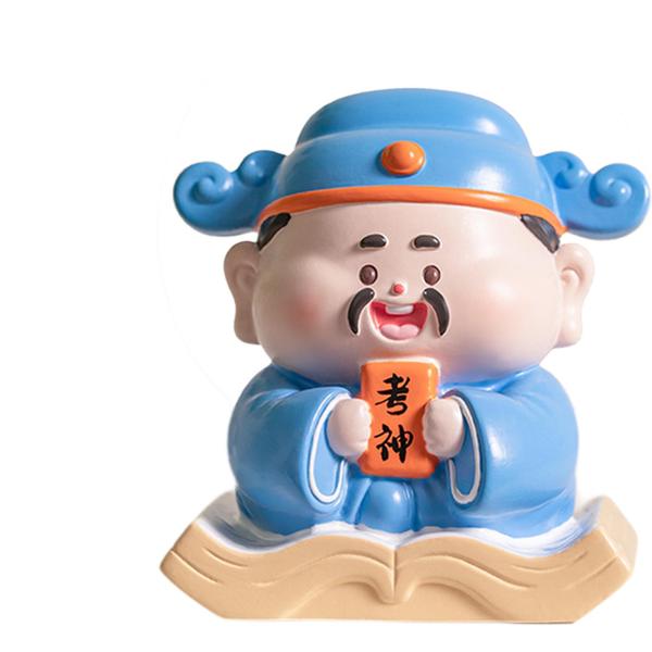 中国の神人像装飾像収集可能な理想的なギフトポータブルデスクトップ彫刻風水装飾