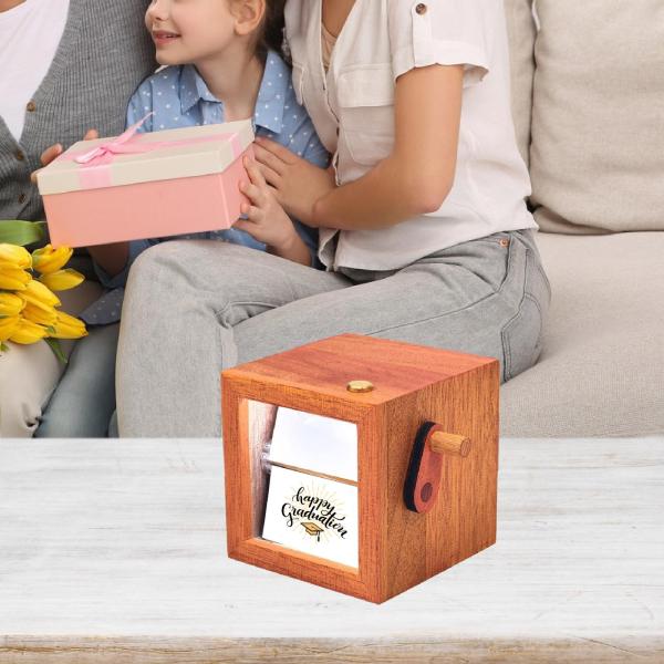 フォトアルバム DIY フォトブック 回転フリップブック 結婚記念日 ホリデー オレンジ