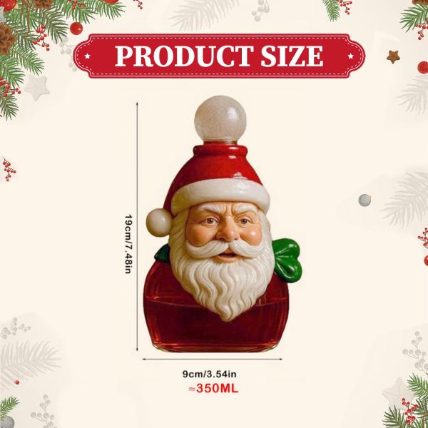 サンタ ウイスキー デキャンタ ワインアクセサリー ワインボトル パーティー レストラン バー用 300ml