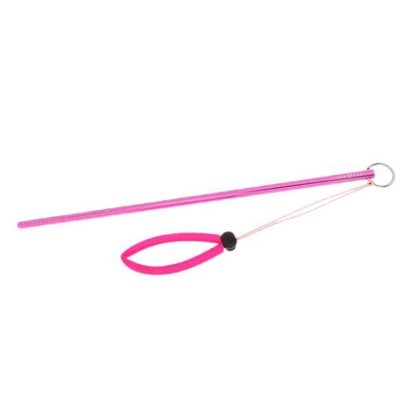 ライト アルミニウム合金 スキューバ ダイビング スティック ポインター ロッド リスト ストラップ付き ピンク