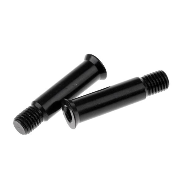 8本のローラースケートシューズシングルフェイススパイクネイルアクスルスクリュー34mmブラック