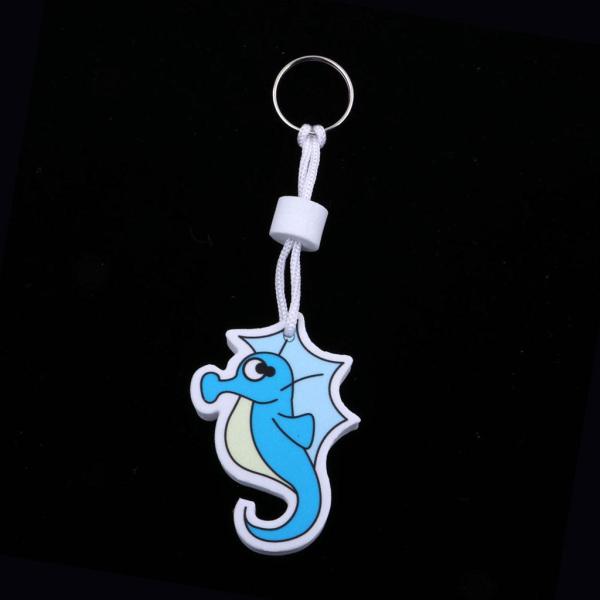 ヨット セーリング ボート フローティング キーリング キーチェーン タツノオトシゴ