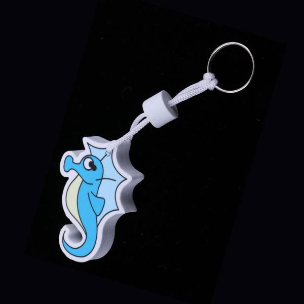 ヨット セーリング ボート フローティング キーリング キーチェーン タツノオトシゴ