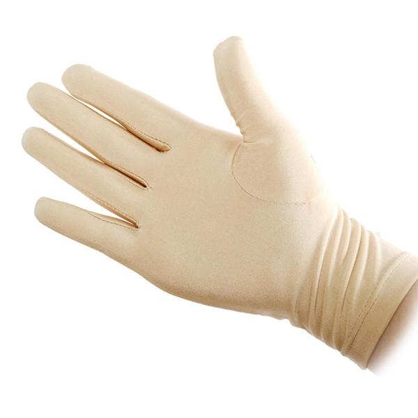 アイスフィギュアスケート競技のためのラインストーン付き弾性ガールズグローブm