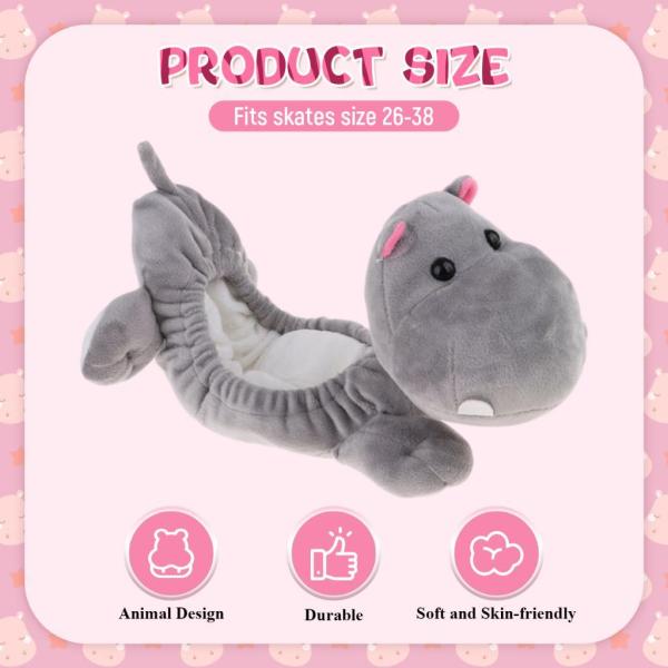 犬 アイススケート用ソフトカバー 大人用 子供用 アイスホッケーブレードカバー シャープナー